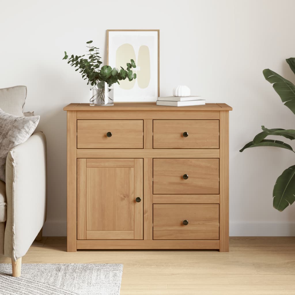 Skjenk med skuffer PANAMA 93x40x80 cm heltre furu