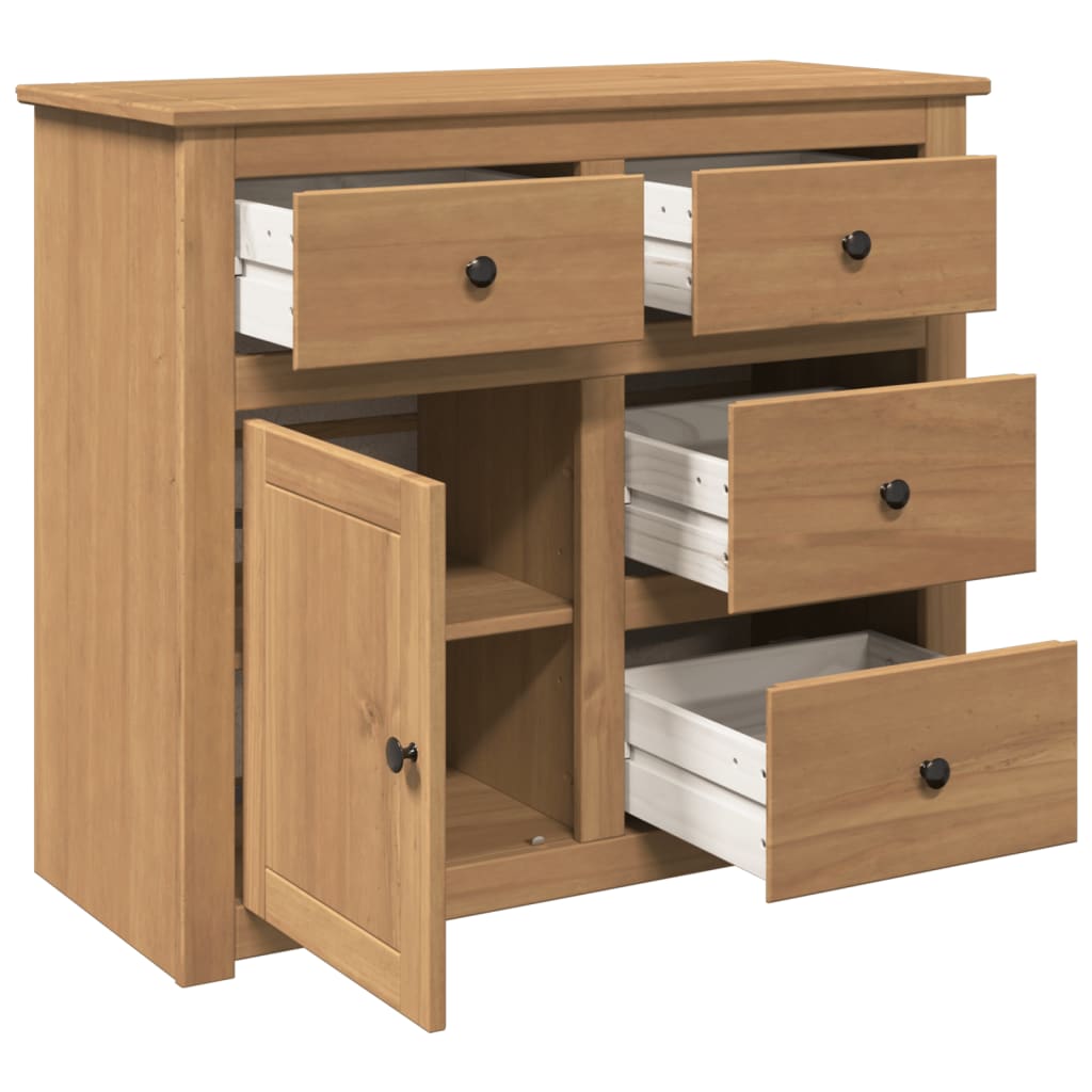 Skjenk med skuffer PANAMA 93x40x80 cm heltre furu