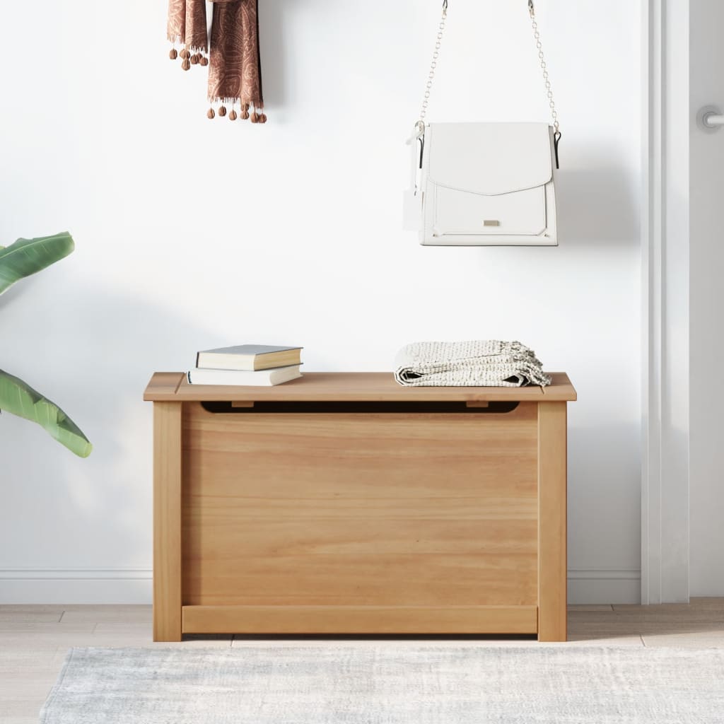 Putekasse med lokk PANAMA 79x42x46 cm heltre furu
