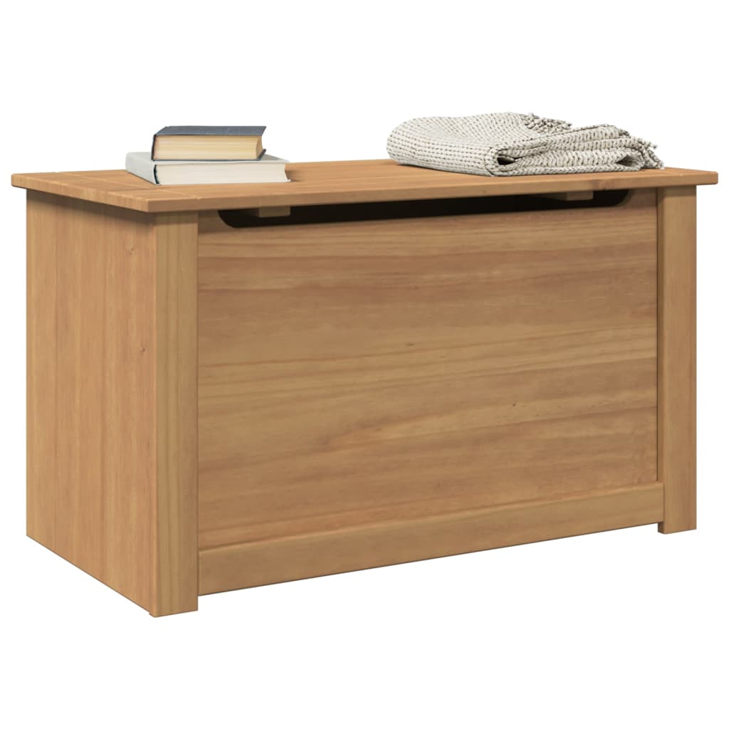 Putekasse med lokk PANAMA 79x42x46 cm heltre furu