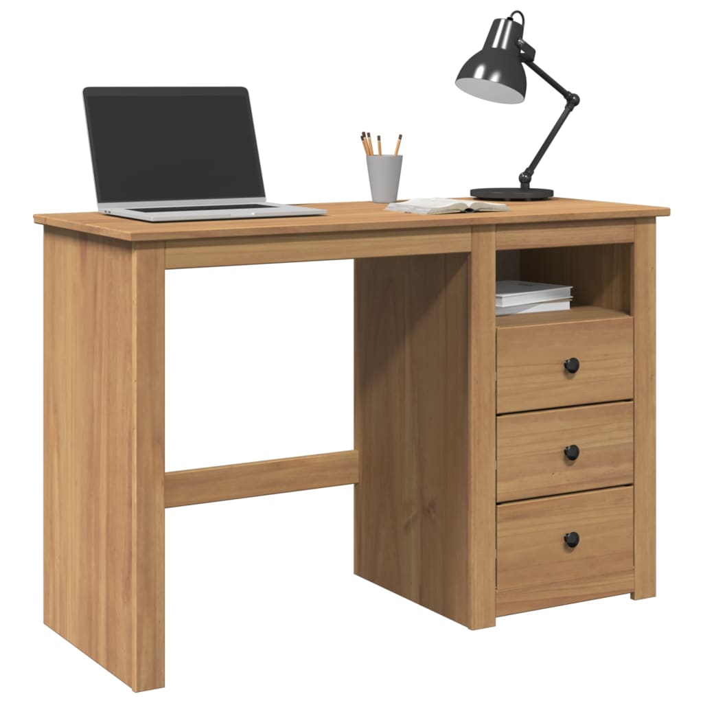 Skrivebord PANAMA 112x45x75 cm heltre furu