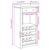 Vinhylle Panama 57x40x111,5 cm heltre furu
