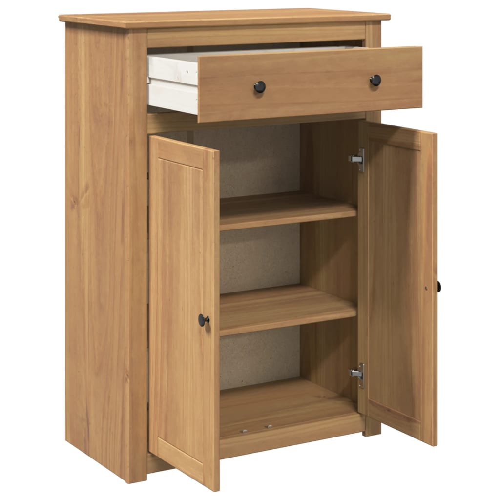 Skoskap PANAMA 80x40x114 cm heltre furu
