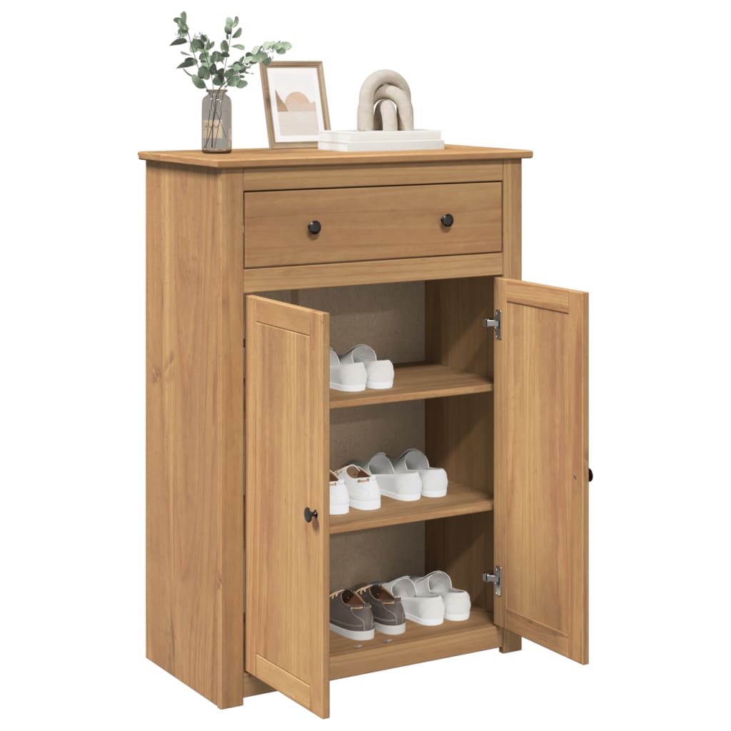 Skoskap PANAMA 80x40x114 cm heltre furu