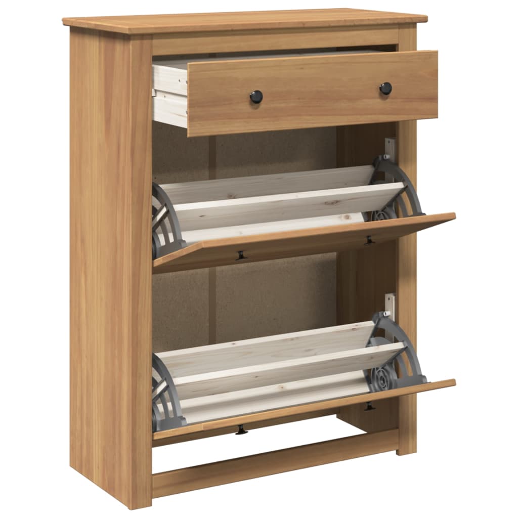 Skoskap PANAMA 80x35x105 cm heltre furu