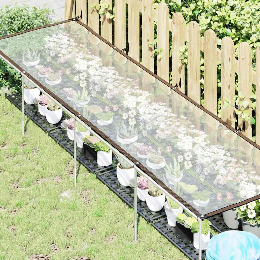 Plantetrekk med maljer 1x4 m polyetylen vidaXL