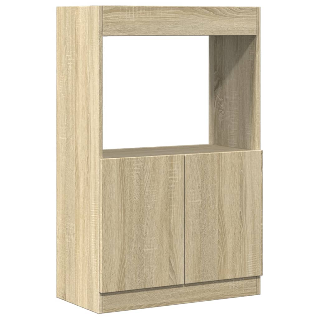 Highboard sonoma eik 63x33x100 cm konstruert tre