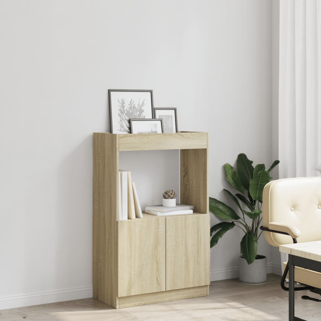 Highboard sonoma eik 63x33x100 cm konstruert tre