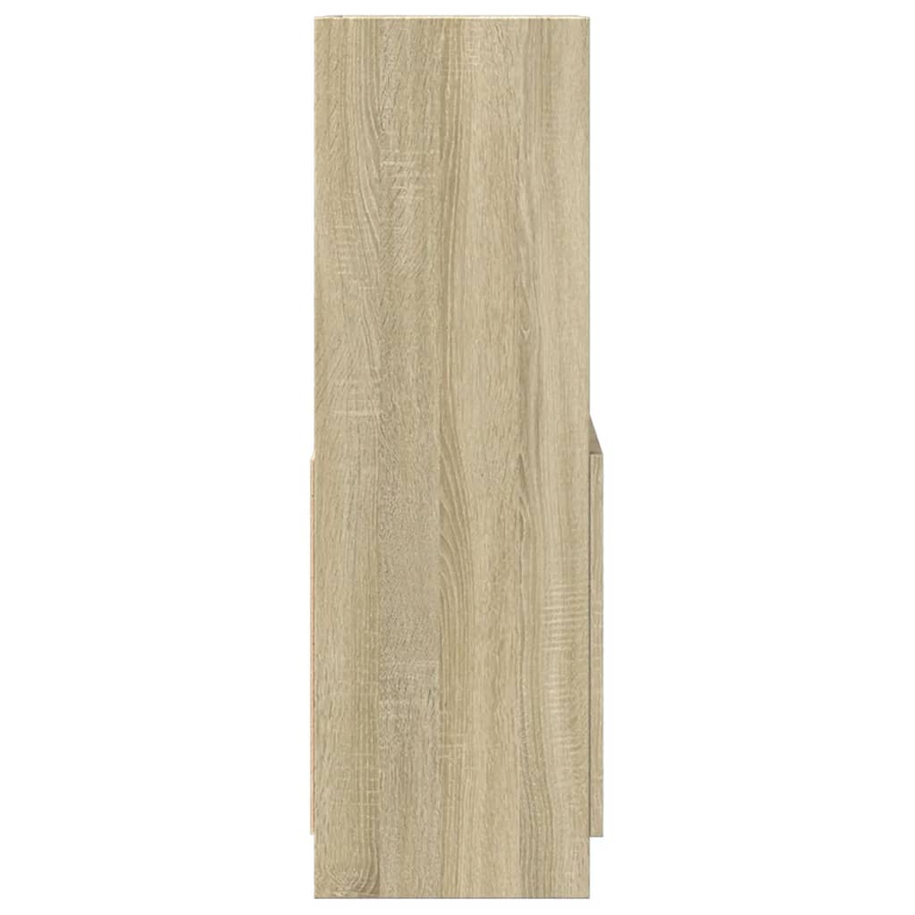 Highboard sonoma eik 63x33x100 cm konstruert tre