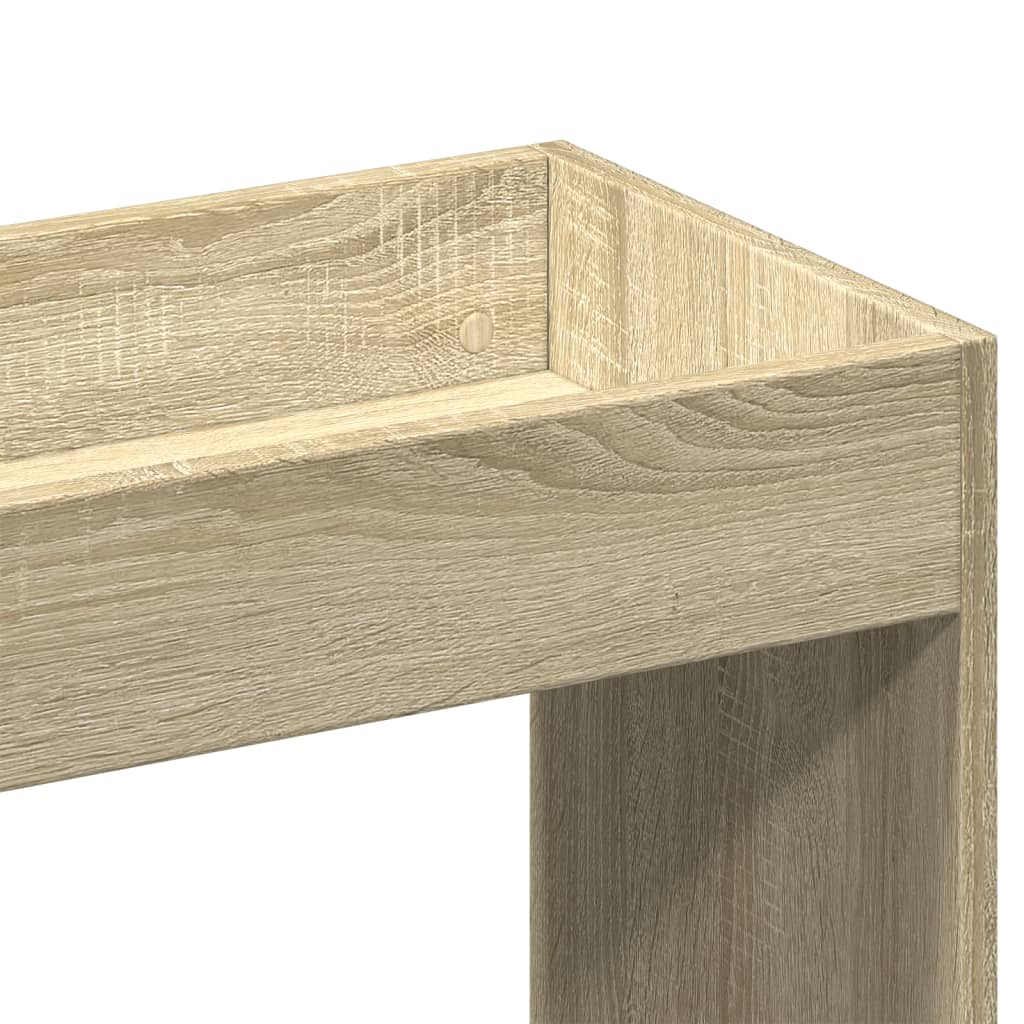Highboard sonoma eik 63x33x100 cm konstruert tre