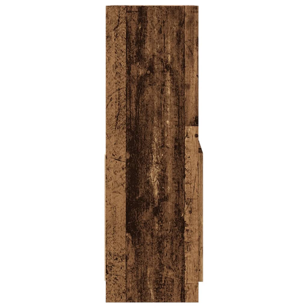 Highboard gammelt tre 63x33x100 cm konstruert tre