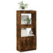 Highboard røkt eik 63x33x140 cm konstruert tre