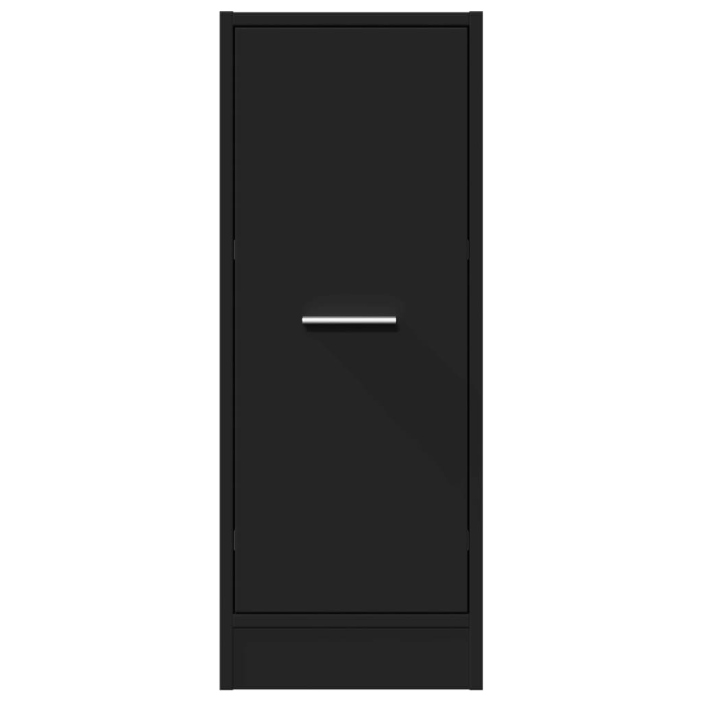 Apotekskap svart 30x41x77,5 cm konstruert tre
