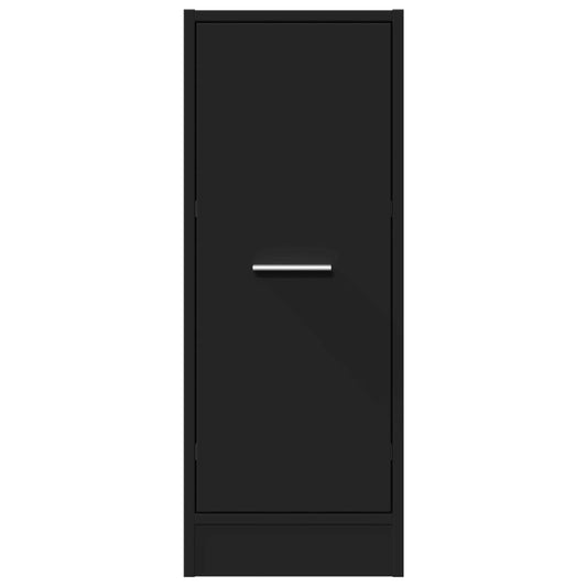 Apotekskap svart 30x41x77,5 cm konstruert tre