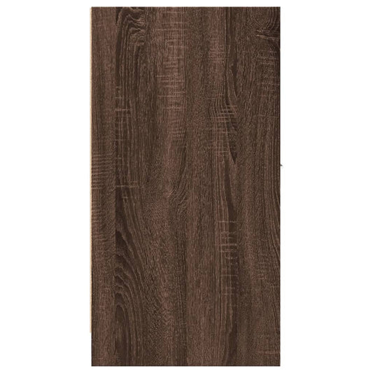 Apotekskap brun eik 30x41x77,5 cm konstruert tre
