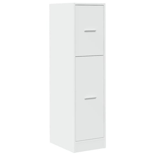 Apotekskap hvit 30x41x118 cm konstruert tre