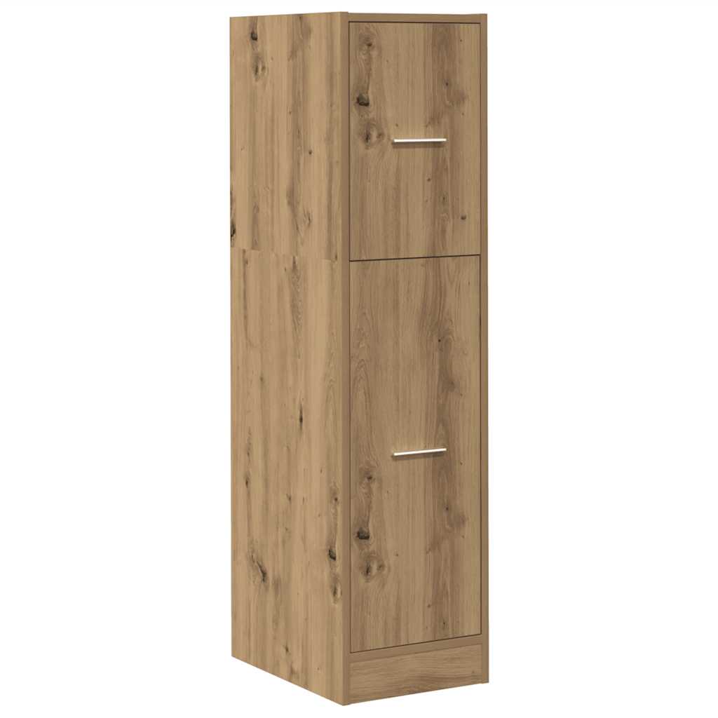 Apotekskap artisan eik 30x41x118 cm konstruert tre