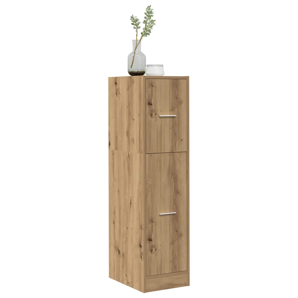Apotekskap artisan eik 30x41x118 cm konstruert tre