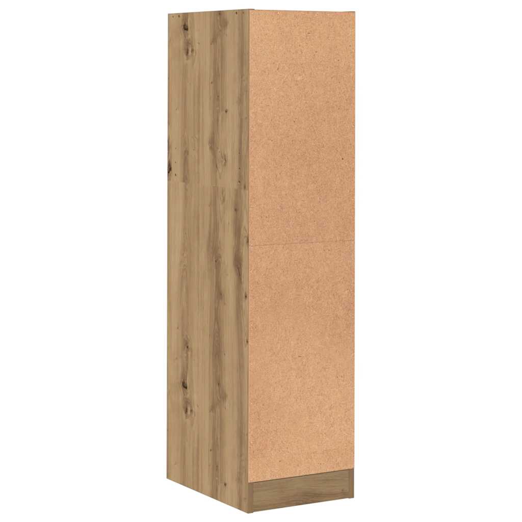 Apotekskap artisan eik 30x41x118 cm konstruert tre