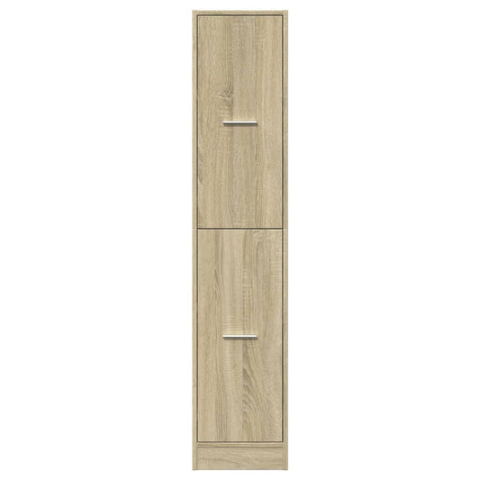 Apotekskap Sonoma eik 30x41x144,5 cm konstruert tre