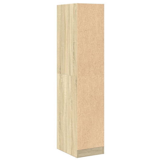 Apotekskap Sonoma eik 30x41x144,5 cm konstruert tre