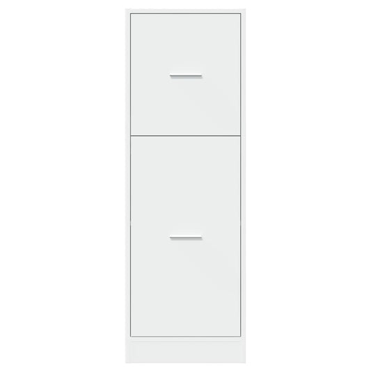 Apotekskap hvit 40x41x118 cm konstruert tre