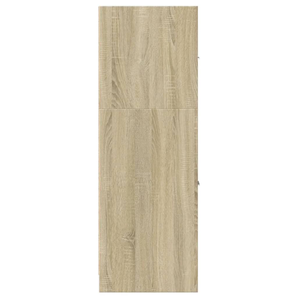 Apotekskap sonoma eik 40x41x118 cm konstruert tre