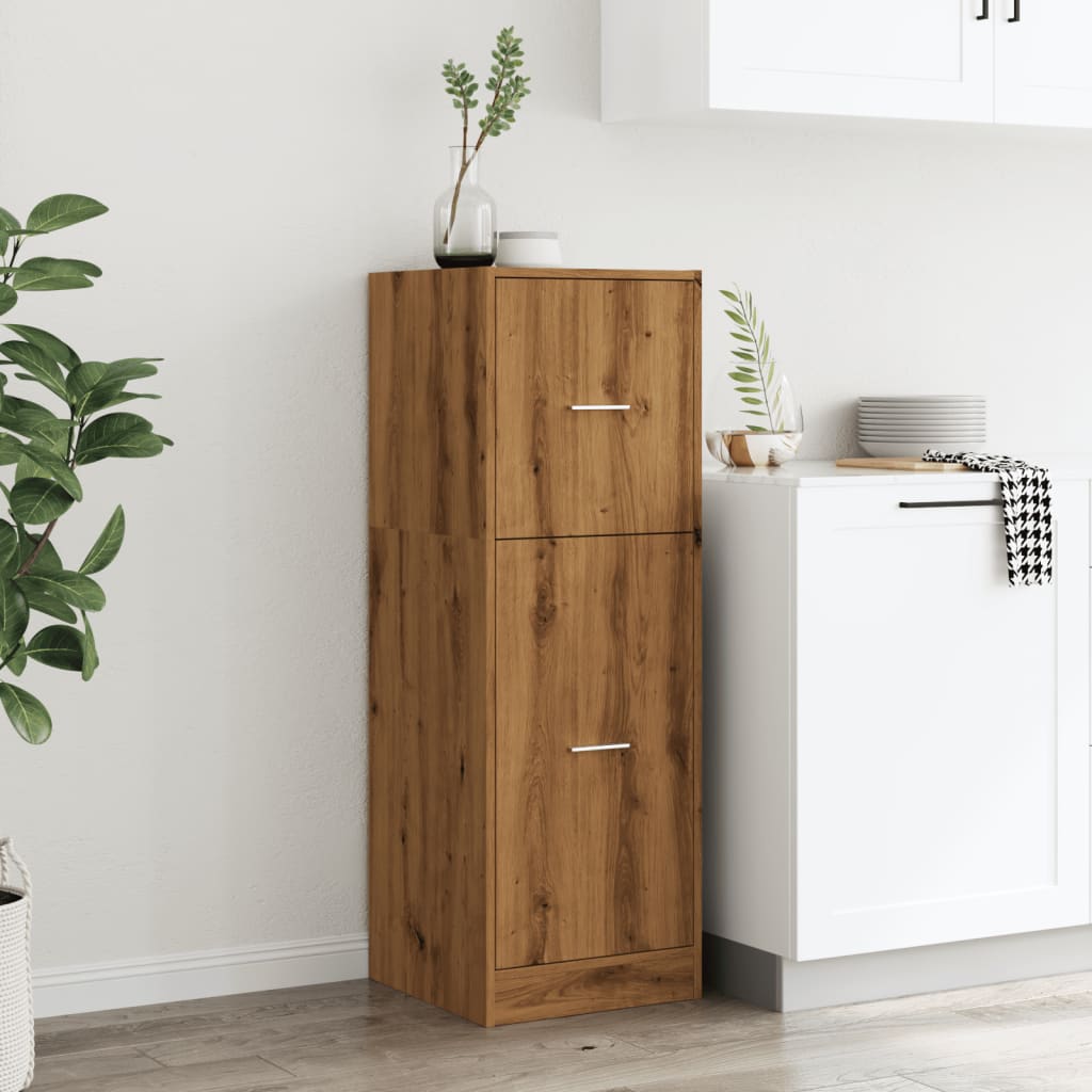 Apotekskap artisan eik 40x41x118 cm konstruert tre