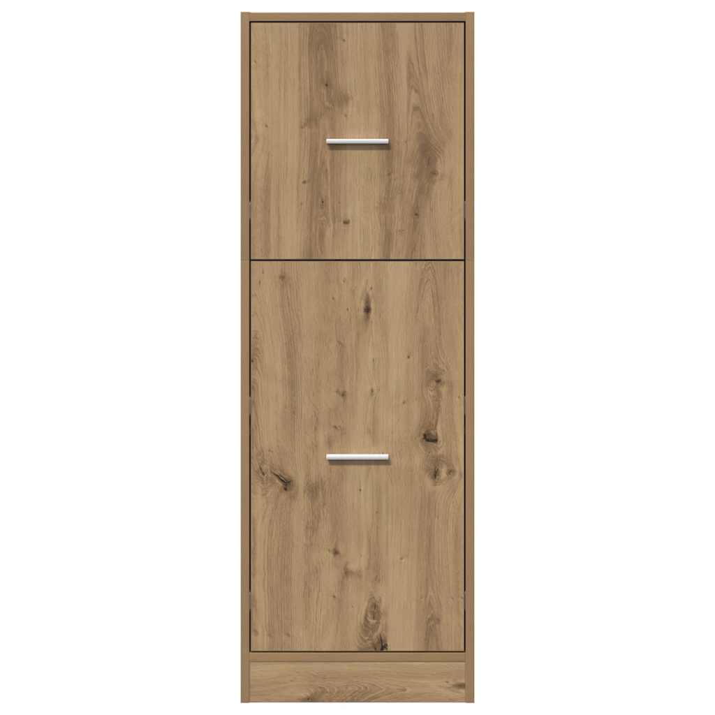 Apotekskap artisan eik 40x41x118 cm konstruert tre