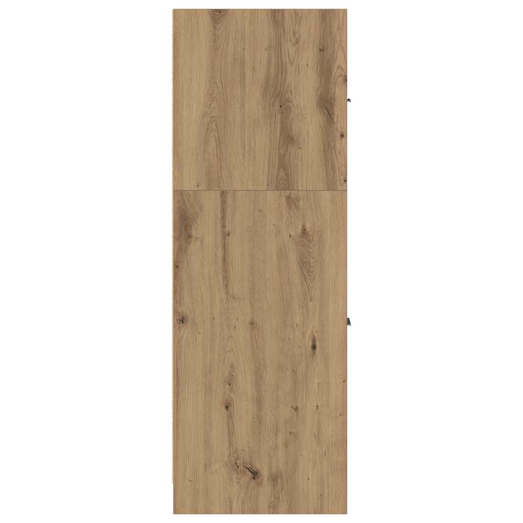 Apotekskap artisan eik 40x41x118 cm konstruert tre