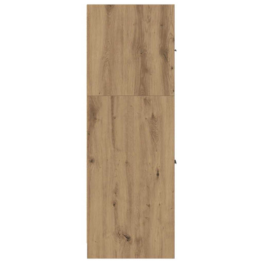 Apotekskap artisan eik 40x41x118 cm konstruert tre