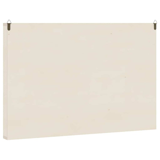 Samlerutstillingsskap i tre med 60 rom 60x4,5x40,5cm