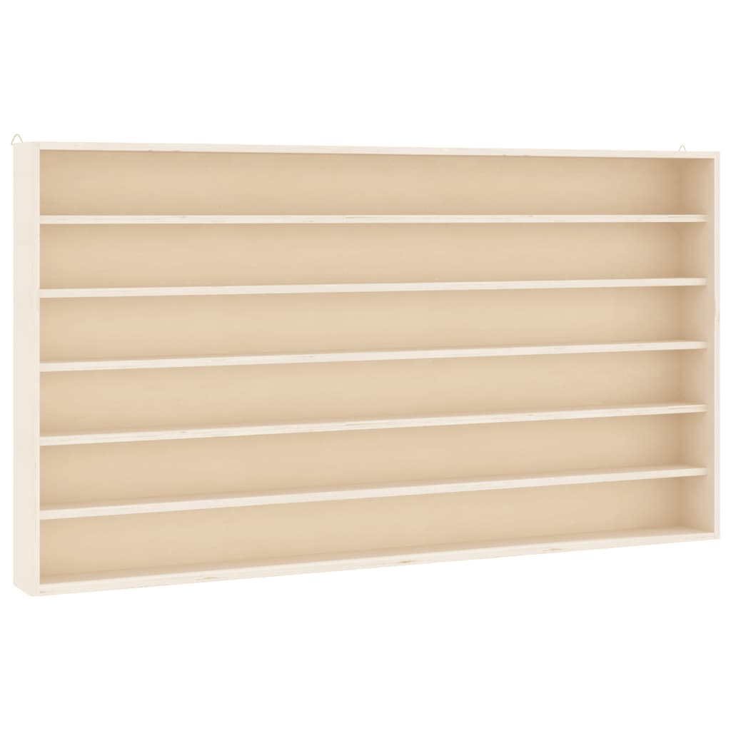samlermonter i tre med 6 hyller 100x8,5x55 cm vidaXL