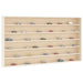 samlermonter i tre med 6 hyller 100x8,5x55 cm vidaXL