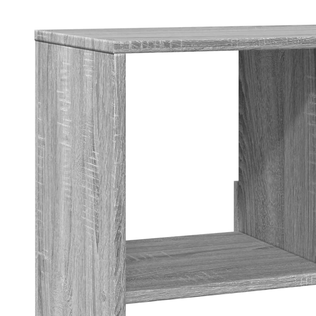 Bokhylle grå sonoma 100x33x125,5 cm konstruert tre