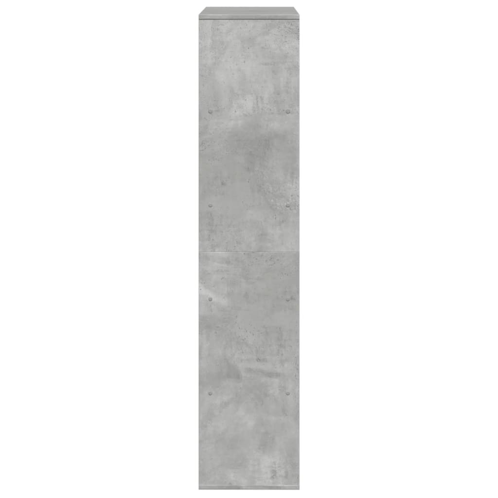 Bokhylle betonggrå 100x33x156,5 cm konstruert tre