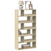 Bokhylle sonoma eik 100x33x187,5 cm konstruert tre