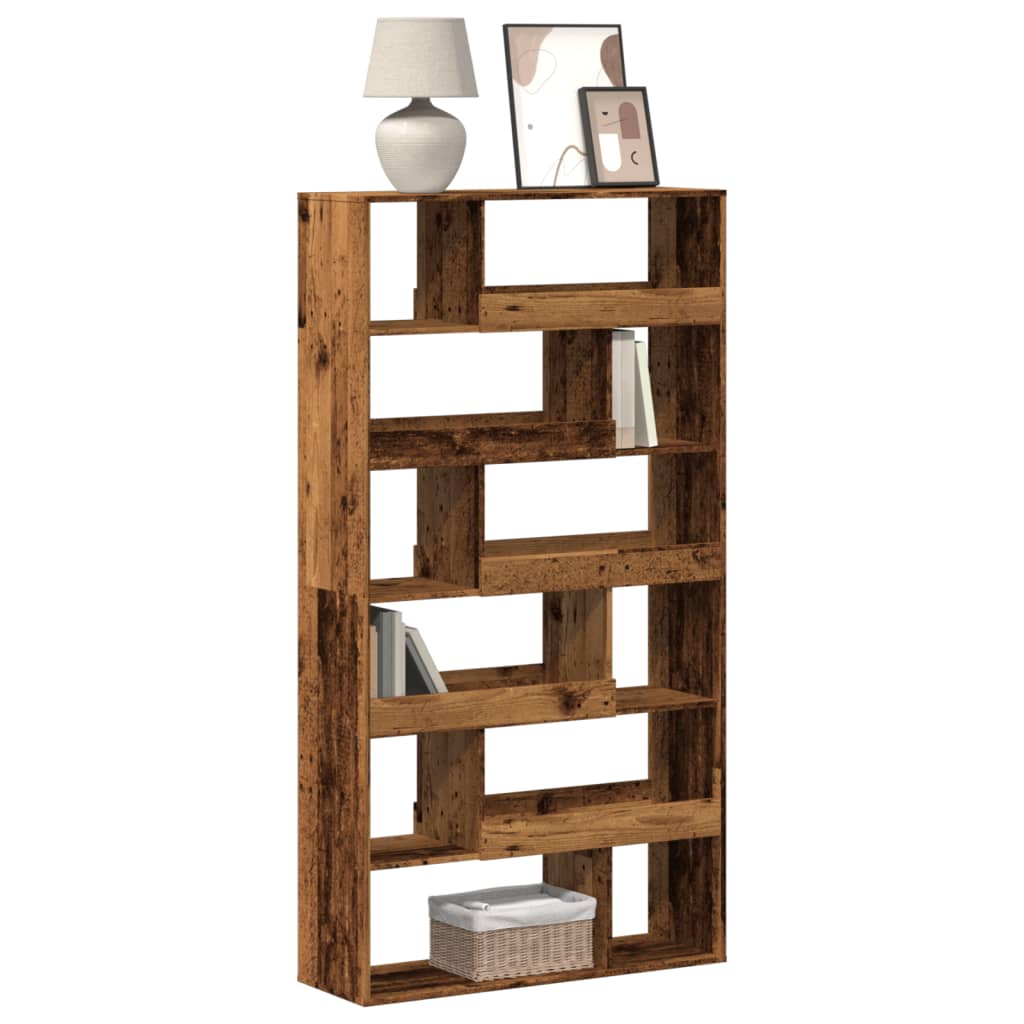 Bokhylle gammelt tre 100x33x187,5 cm konstruert tre vidaXL