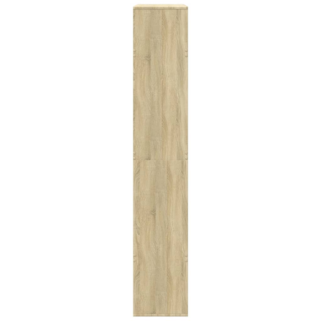 Bokhylle sonoma eik 100x33x187,5 cm konstruert tre