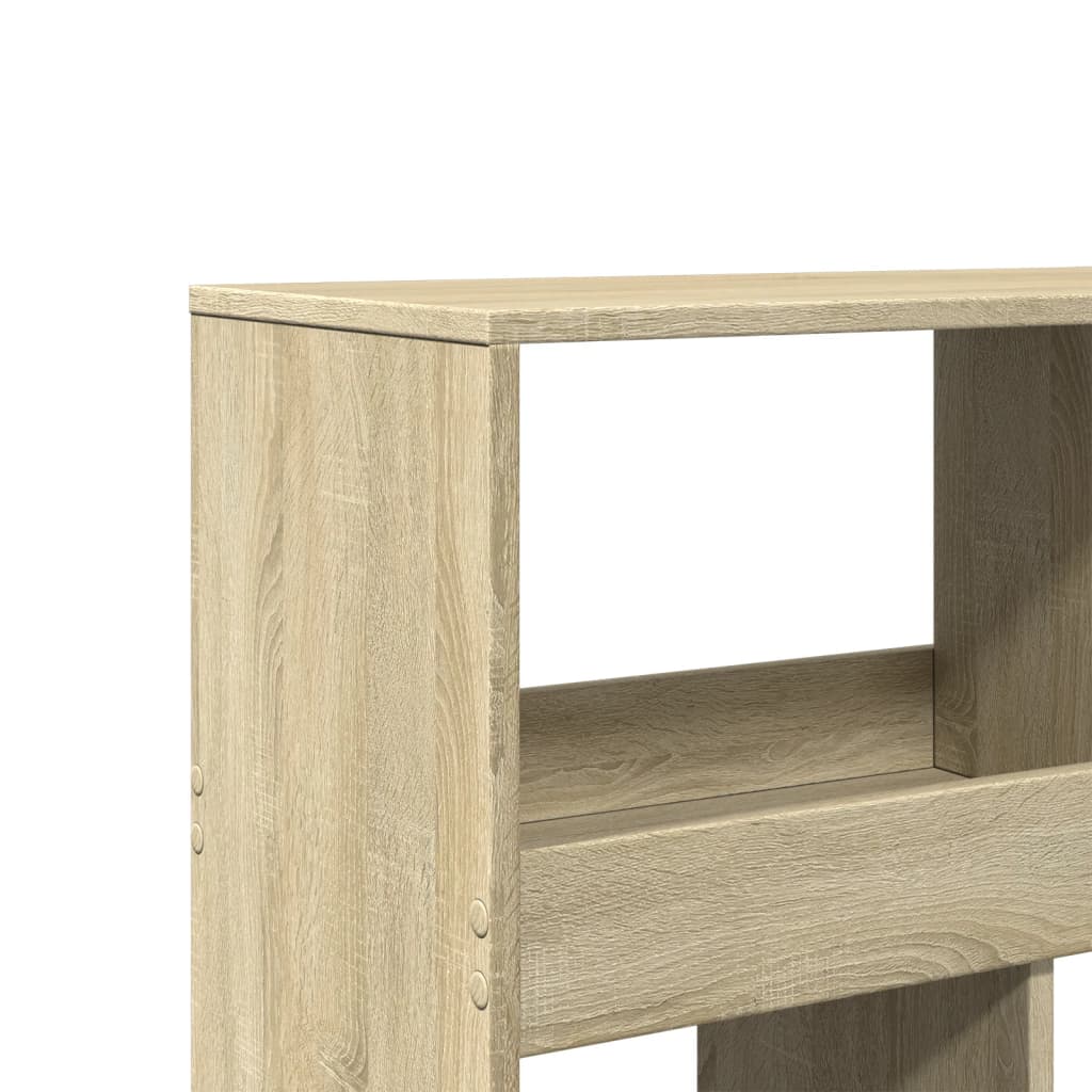 Bokhylle sonoma eik 100x33x187,5 cm konstruert tre