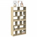 Bokhylle sonoma eik 100x33x187,5 cm konstruert tre