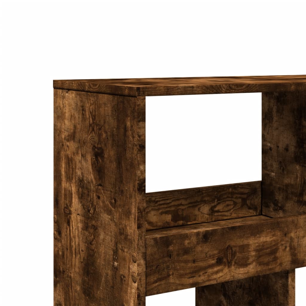 Bokhylle røkt eik 100x33x187,5 cm konstruert tre
