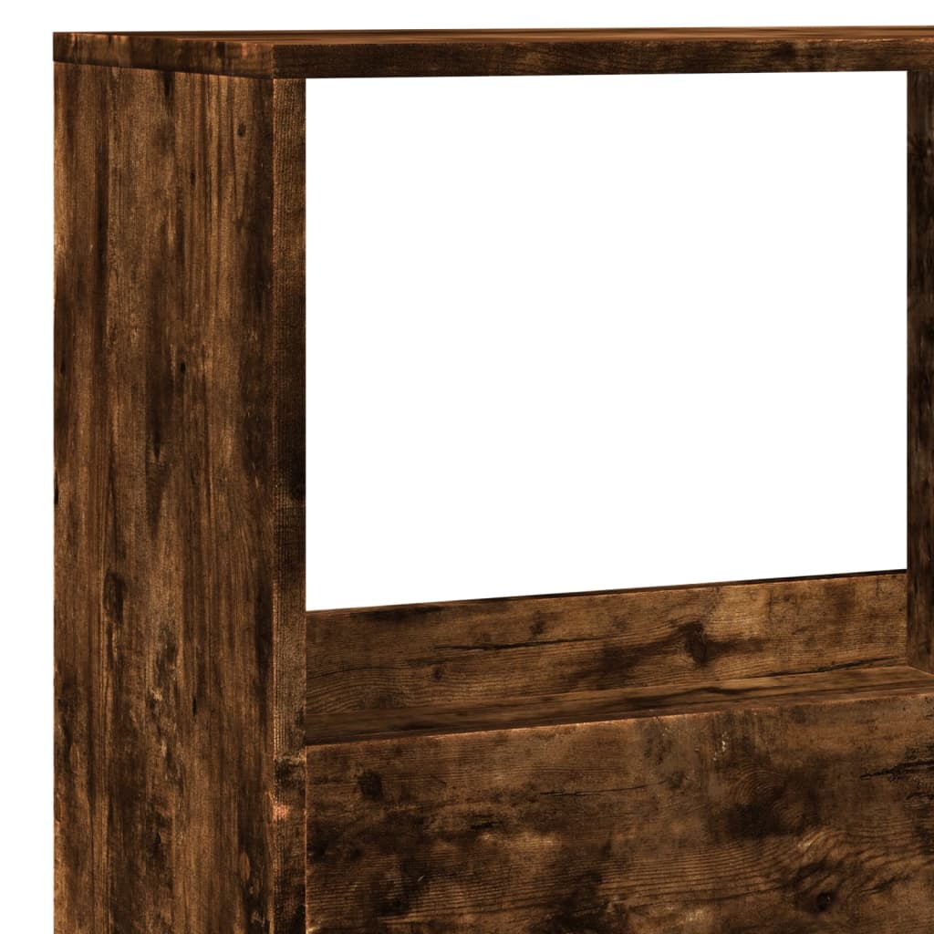Bokhylle røkt eik 100x33x155,5 cm konstruert tre