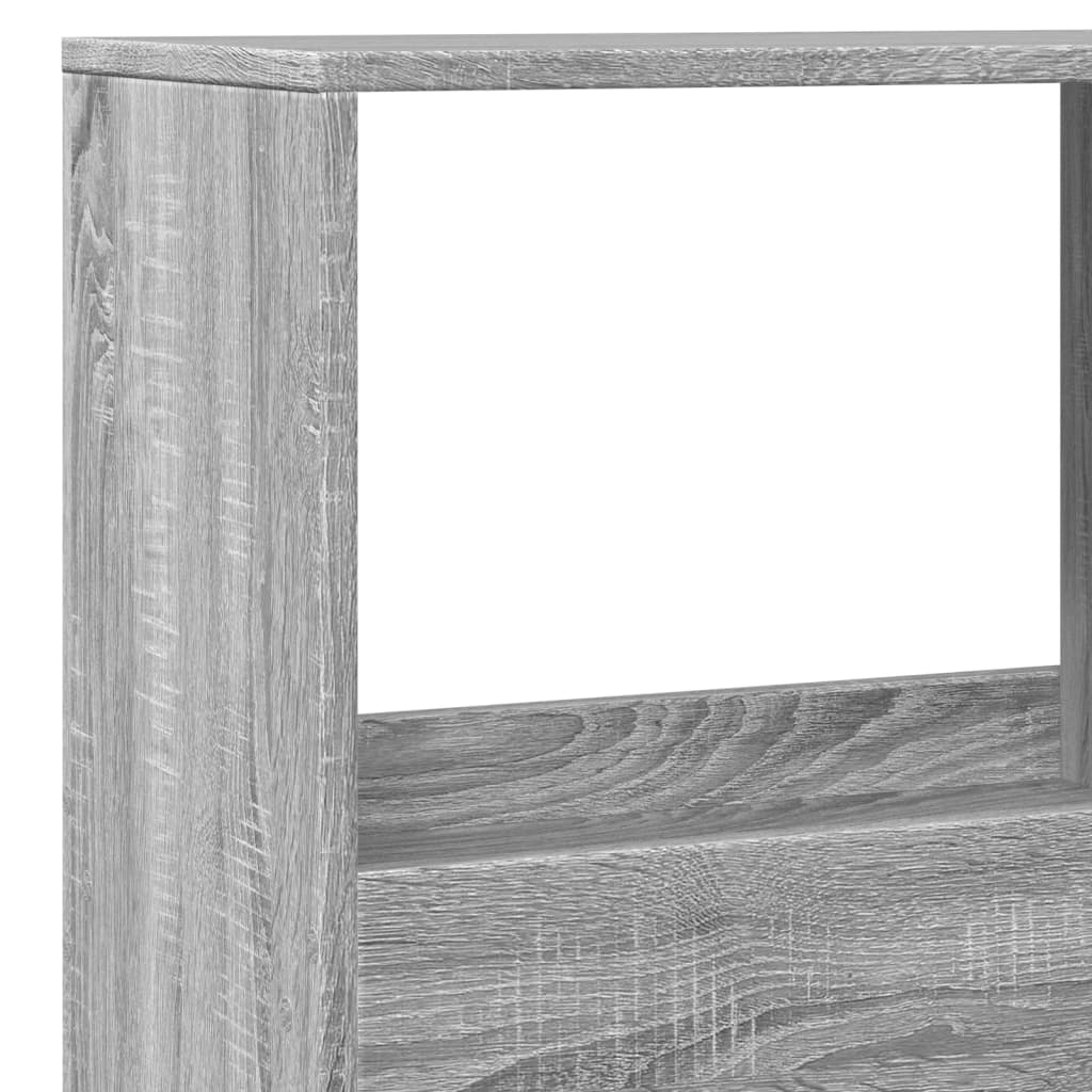 Bokhylle grå sonoma 100x33x155,5 cm konstruert tre