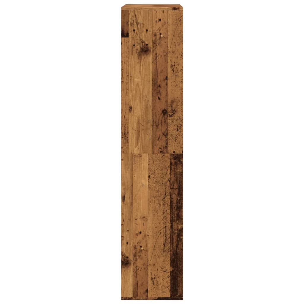 Bokhylle gammelt tre 100x33x155,5 cm konstruert tre