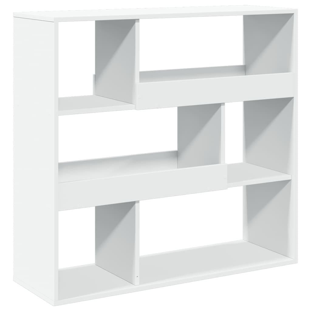 Romdeler hvit 100x33x94,5 cm konstruert tre