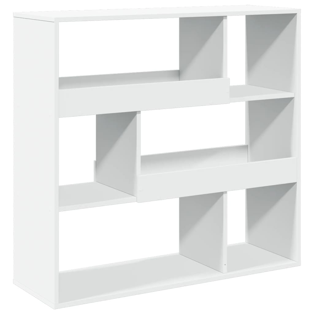 Romdeler hvit 100x33x94,5 cm konstruert tre