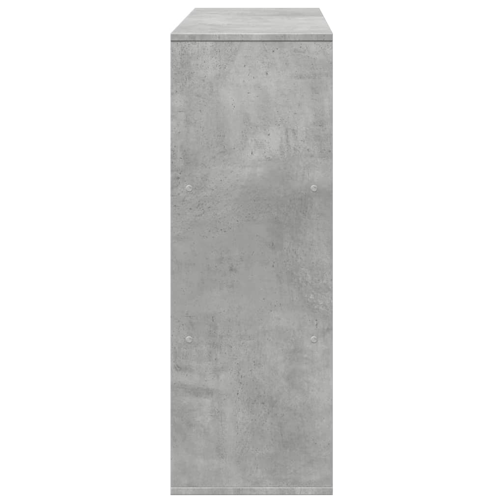 Romdeler betonggrå 100x33x94,5 cm konstruert tre
