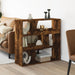 Romdeler røkt eik 100x33x94,5 cm konstruert tre