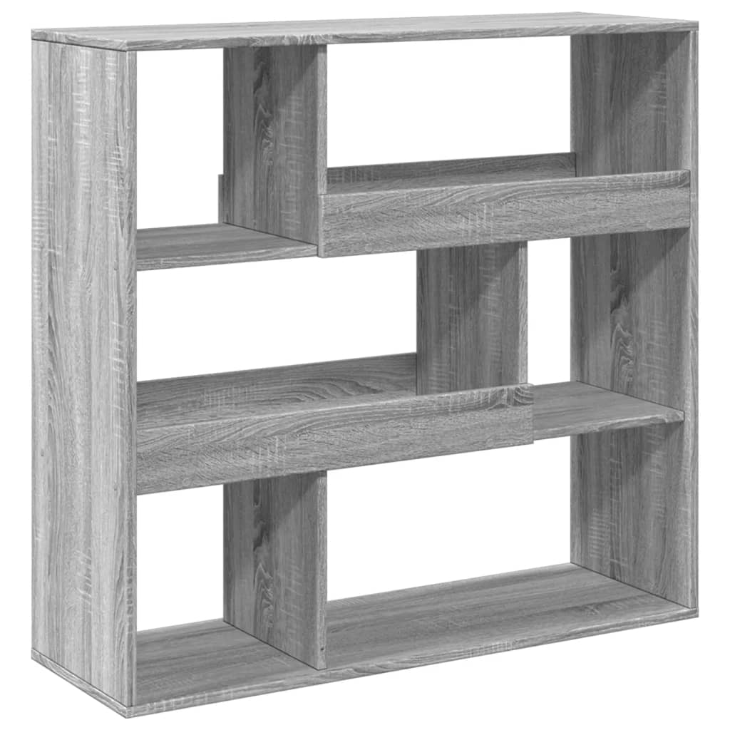 Romdeler grå sonoma 100x33x94,5 cm konstruert tre